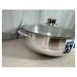 New Scratch and Dent 9.5 Quart Aluminum Caldero Pan with Lid
