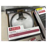 New Delta Porter Oil Rubbed Bronze Bathroom Set - Towel Bar, Ring, Hook, Etc