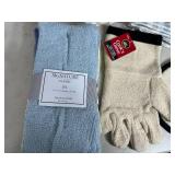 New Hand Towels, Kitchen Towels, Dish Cloths, Pot Holders, Toaster Cover, Etc