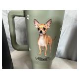 New Serengeti Vacuum Insulated Stainless Steel Tumbler with Lid - Chihuahua Dog