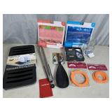 Assorted New Kitchen Accessories, Drain Board, Ice Trays, Reusable Bags, Etc.