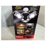 New TriBurst LED Garage Light - Multi-Directional Light - Motion Detecting