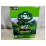 24 New Keurig K-Cups Green Mountain Dark Roast Coffee