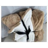 New Newport Faux Fur Sherpa Throw Blanket - Super Soft!