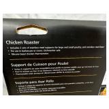 New Broil King Chicken Roaster Set with Thermometer