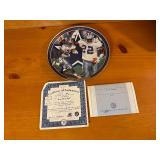 Emmitt Simth Super Bowl XXX Collector Plate with Certificate of Authenticity Plate # 64A