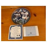 Emmitt Simth Super Bowl XXX Collector Plate with Certificate of Authenticity Plate # 64A