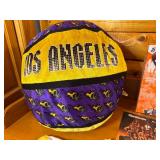 La Lakers Collectibles - Vintage Laker Girls Photo, LeBron James Wheaties box, Large Ball and Three Pair New Socks