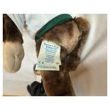 MN Wild Bleacher Creature Nordy Plush Figure with Five MN Wild Souvenir Collectible Hockey Pucks