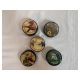 MN Wild Bleacher Creature Nordy Plush Figure with Five MN Wild Souvenir Collectible Hockey Pucks