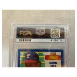 1990 Score #558 Sammy Sosa PSA 8.5 NM-MT+ Chicago White Sox