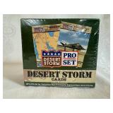 1991 Pro Set Desert Storm Trading Cards Factory Sealed Box