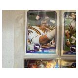 MN Viking Trading Cards (Qty 9) and New 320z Souvenir Soda Cups (Qty 4)