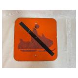 Vintage Snowmobile Trail Tin Sign 12" x 12"