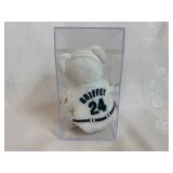 Ken Griffey Jr. Seattle Mariners All-Star Team Beans 25th Anniversary Embroidered Player Bear in Plastic Display Case