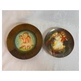Vintage ANRI Juan Ferrandiz Limited Edition Christmas Plates 1978 " Leading the Way" and 1972 "Christmas"