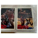 New Chicago Bulls Hat with Nine Trading Cards Including Two Scottie Pippen Cards