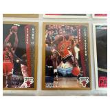 New Chicago Bulls Hat with Nine Trading Cards Including Two Scottie Pippen Cards