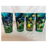 Collector 3D NFL CUPS (8) with AFC/NFC Football