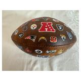 Collector 3D NFL CUPS (8) with AFC/NFC Football