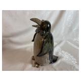 Unique Glazed Ceramic Penguin Bank