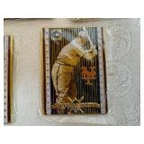 Cooperstown Collection Five Metal Hall of Fame Trading Cards: Willie Mays, Johnny Mize, Mickey Lolich, Don Newcombe, Gaylord Perry