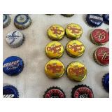 Assorted Metal Beer Bottle Caps - Multiple Brands (100 Plus)