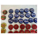 Assorted Metal Beer Bottle Caps - Multiple Brands (100 Plus)