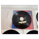 45 RPM Records - Celine Dion, Diana Ross, Madona, Whitney Houston (5 records)