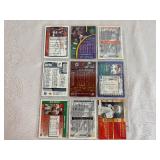 Hall of Fame Quarter Back Cards - Dan Marino (3 Cards), Troy Aikman (3 Cards), John Elway (3 Cards)