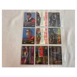 Top NASCAR Drivers - Dale Earnhardt (4 cards), Jeff Gordon (5 cards), NASCAR Owners and Crew Chiefs (9 cards)