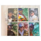 Top NASCAR Drivers - Dale Earnhardt (4 cards), Jeff Gordon (5 cards), NASCAR Owners and Crew Chiefs (9 cards)