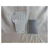 Tin Beer Signs - Samuel Adams ~12" x 17.5" and Busch Beer ~ 8" x 11.75"