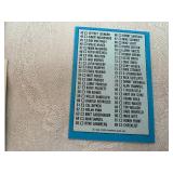 1988 Topps American Baseball Complete Set 1-88.  Includes Boggs, Brett, Carter, Ryan, Puckett and many more!