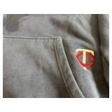 MN Twins Zip Down Hoodie Size 2XT Gently Used