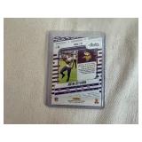 Two Justin Jefferson Cards: 2020 Leaf and 2024 Panini