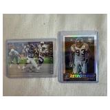 2008 Upper Deck Adrian Peterson Card and 2021 Panini John Randle Card