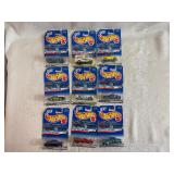 1998 Hot Wheels 1st Editions: #9, #10, #11, #18, #19, #20, # 24, #25, #26 (Qty 9)
