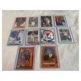 Ten NBA Player Cards: Reggie Miller, Charles Barkley, Isiah Thomas, Carmelo Anthony, Derrick Rose, Chris Weber, Jalen Rose, Tyrese Maxey and Seth Curry