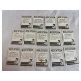 Elvis Presley Cards 1978, Fourteen Unique Cards