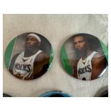Twelve MN Timberwolves Player Buttons