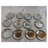 Twelve MN Timberwolves Player Buttons