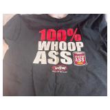 Bob Marley (XL), Whoop Ass Wrestling (XL), Playboy (L), Bullet Proof Newark, NJ (L) Gently Used T-Shirts