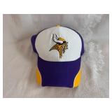 Three New Baseball Hats - NFL 2008 Vikings NFC North Champions, WNBA 2012 Lynx Western Conference Champs, Vikings