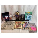 Twins Memorabilia - Autographed Bat, World Series Paper, World Series Ticket and More