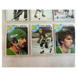 Vintage MN North Stars Trading Cards (8)