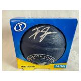 MN Timberwolves Autographed Mini Basketball with 18 Timberwolves Trading Cards