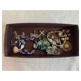 Vintage and Costume Jewelry including Bracelets, Necklaces, Earrings and Pins