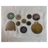Collection of Custom Challenge Coins and Medallions