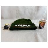 Trump 2020 MAGA Hat, Key Chain and Shot Glass